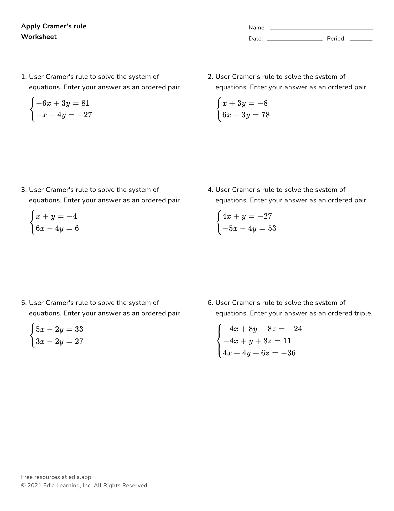 Quiz \u0026 Worksheet - Matrix Notation \u0026 Operations | Study.com, image size:1500x1944