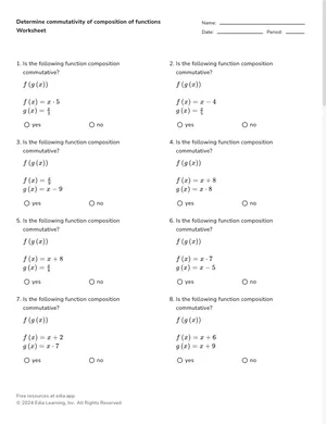 Properties of composition worksheet preview