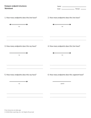 Compare endpoint structures worksheet preview