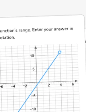 Find domain and range from graphs (interval notation) worksheet preview