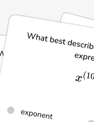 Interpret complicated and equivalent expressions worksheet preview