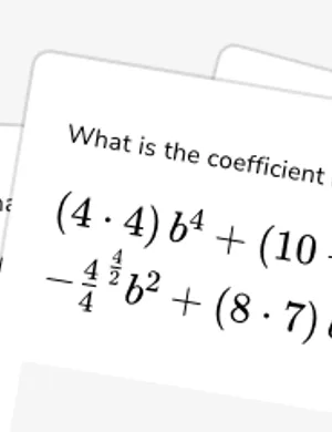 Interpret polynomial parts and structure worksheet preview