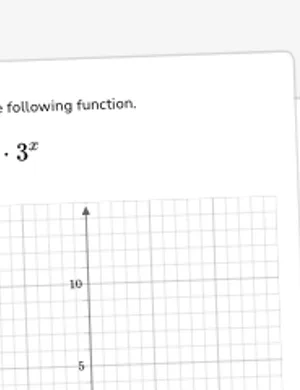 Graph exponential functions and identify key features worksheet preview