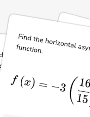 Identify exponential asymptotes and intercepts worksheet preview