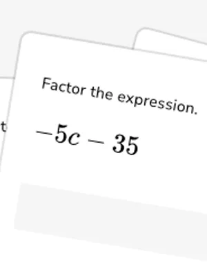 Factor out the greatest common factor worksheet preview