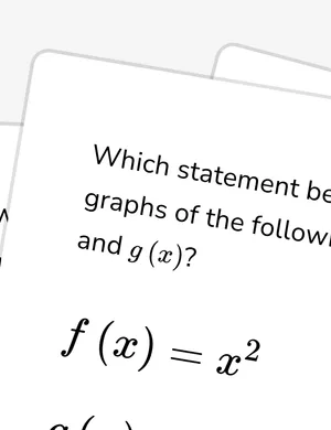 Identify quadratic transformations worksheet preview