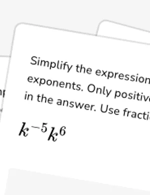 Apply exponent rules with negative exponents worksheet preview