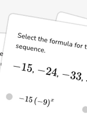 Select formula for sequence worksheet preview