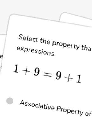 Identify properties with numbers worksheet preview