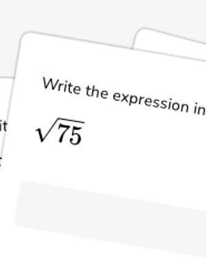 Simplify square root expressions worksheet preview