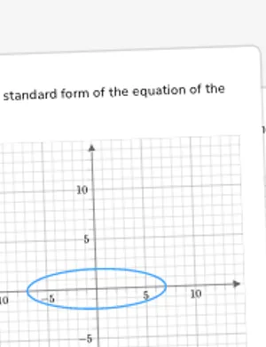 Apply the equation of ellipses worksheet preview