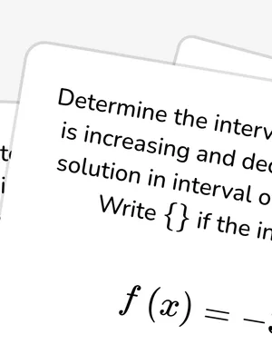 Find increasing and decreasing intervals of exponential functions worksheet preview