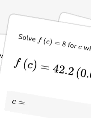 Solve exponential functions worksheet preview