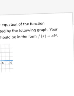 Write equations of exponential functions from graphs worksheet preview