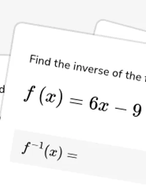 Find inverse functions worksheet preview