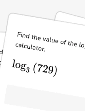 Evaluate logarithms and logarithmic functions worksheet preview