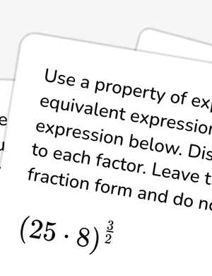 Exponential functions with properties of exponents worksheet preview