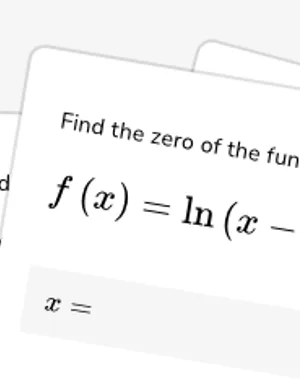 Intercepts of logarithmic functions worksheet preview