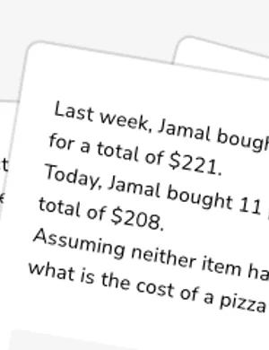 Model costs with systems worksheet preview