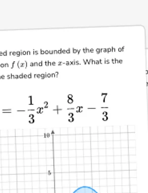 Find area between a curve and the x-axis worksheet preview