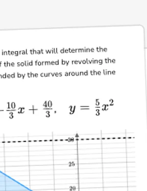 Set up integrals using the washer method: revolving around horizontal lines worksheet preview