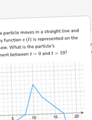Analyze velocity graphs using integrals worksheet preview