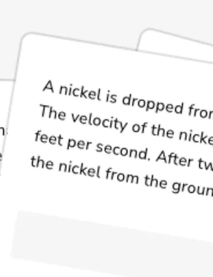 Analyze velocity word problems involving integrals worksheet preview