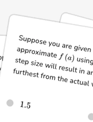 Finding the error of Euler's method worksheet preview