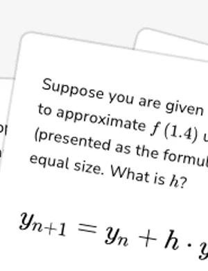 Introduction to Euler's method worksheet preview