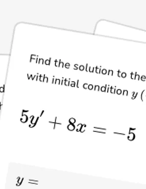 Find particular solution to separable equations rearranging y prime worksheet preview