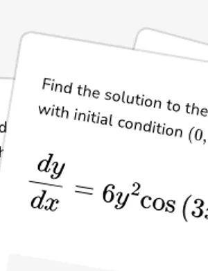 Find particular solution to trigonometric separable equations worksheet preview