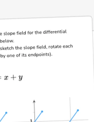 Sketch slope fields from differential equations worksheet preview