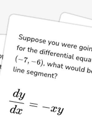 Introduction to slope fields worksheet preview
