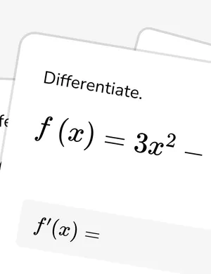 Apply basic derivative rules with the power rule worksheet preview