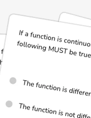 Identify differentiability and continuity algebraically worksheet preview
