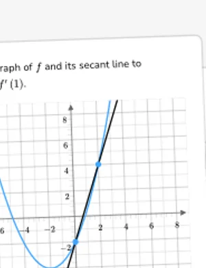 Estimate derivatives using graphs worksheet preview