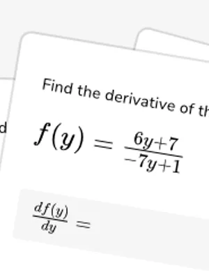 Differentiate using the quotient rule worksheet preview