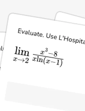 Use L'Hospital's rule for finding limits of indeterminate forms worksheet preview