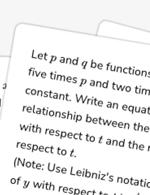 Set up related rates equations worksheet preview