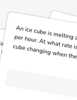 Solve related rates problems involving volume worksheet preview