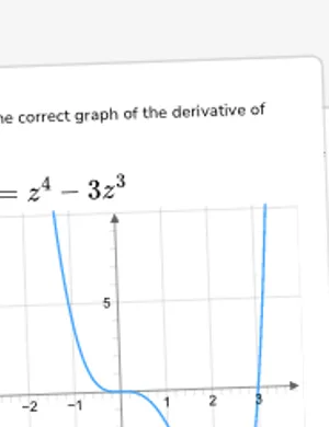 Connecting a function to its 1st and 2nd derivative worksheet preview
