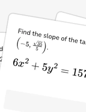 Analyze first derivatives of implicit relations worksheet preview