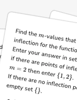 Determining inflection points worksheet preview