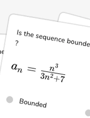 Identifying bounded and monotonic sequences worksheet preview