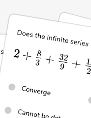 Identify convergent and divergent geometric series worksheet preview