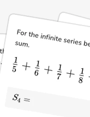 Find partial sums worksheet preview