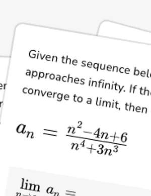 Finding limits of sequences worksheet preview