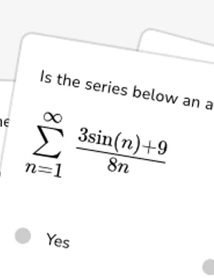 Identify alternating series worksheet preview