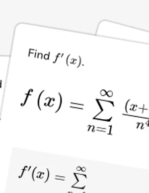 Integrate and differentiate a power series worksheet preview
