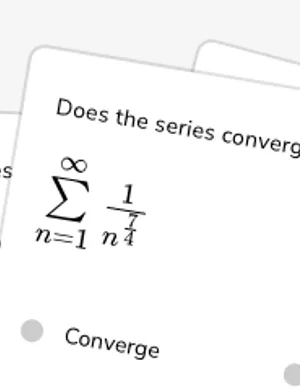 Determine whether p-series converges or diverges worksheet preview